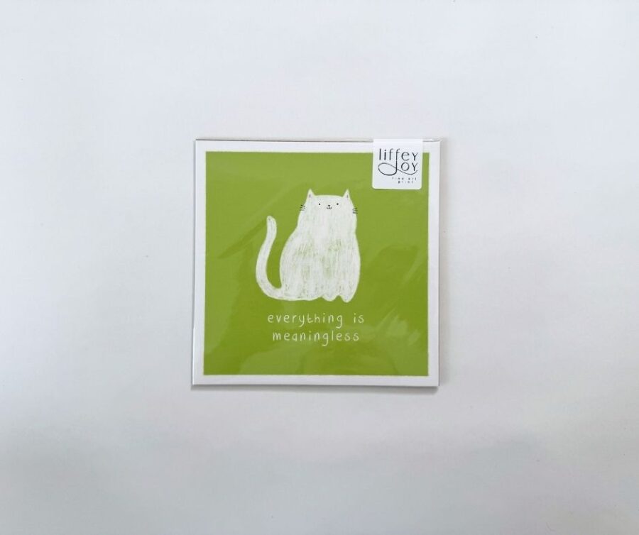 Print Little Square "Everything is Meaningless"