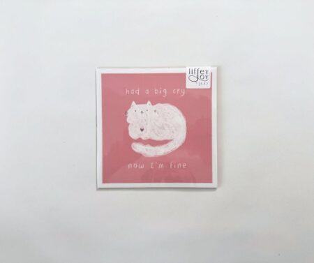 Print Little Square "Had A Big Cry"