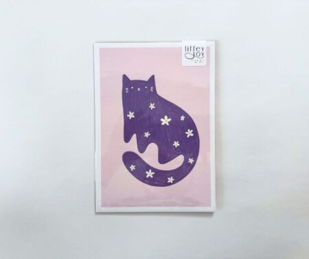 Print A5 "Mauve Purrenial Bloom"
