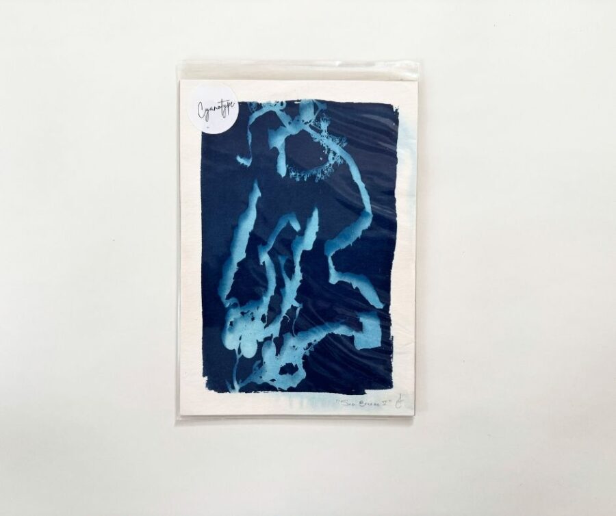 Cyanotype A5 "Sea Breeze V"