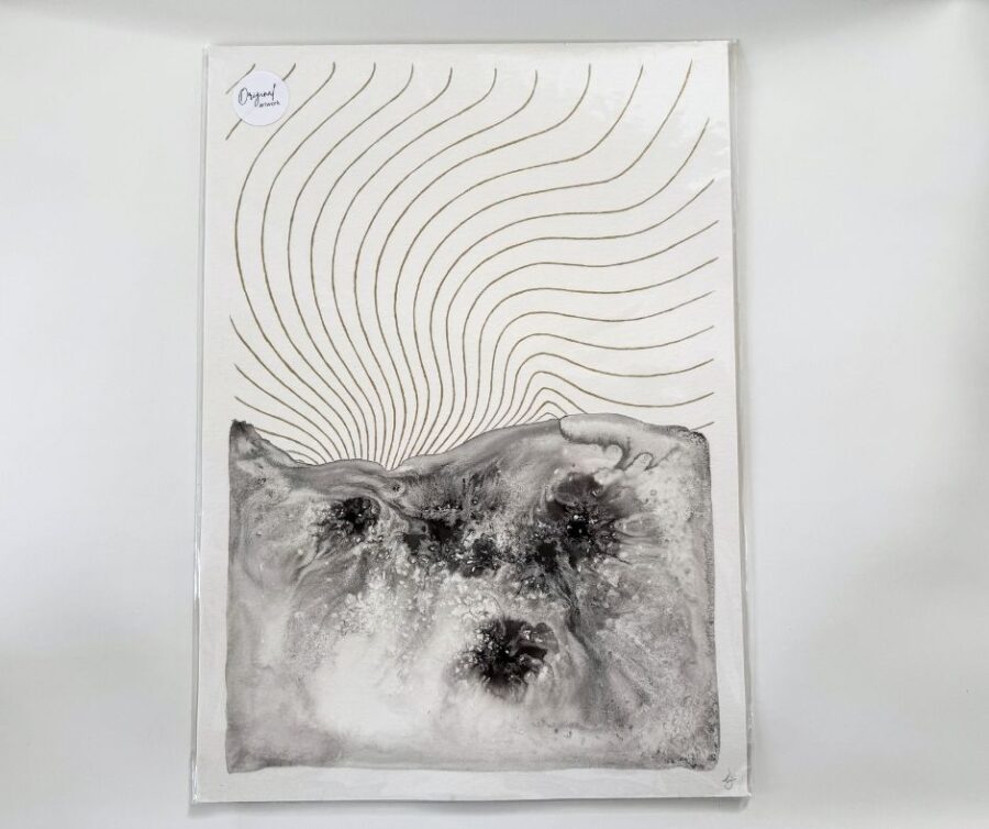 Original A3 "Wanderlust III"