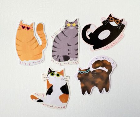 Cheeky Cats Sticker Pack